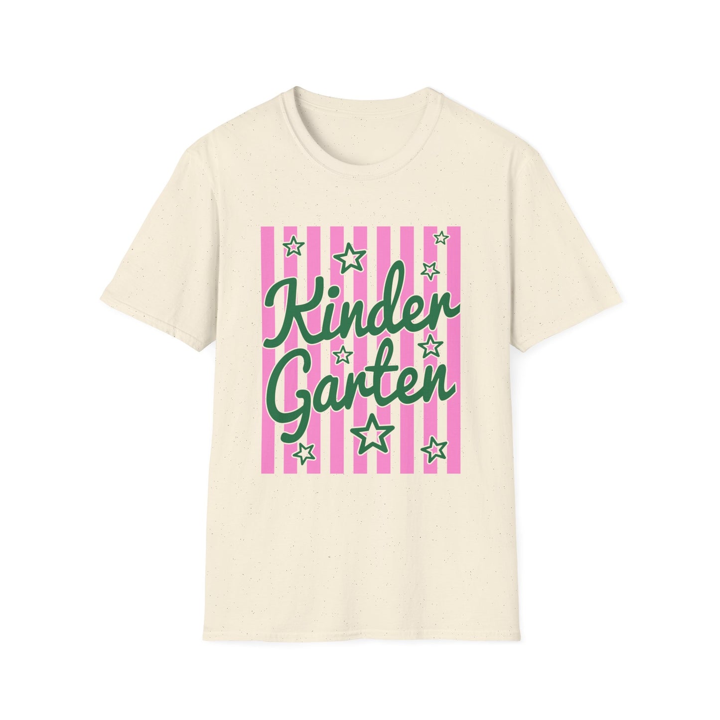 Kindergarten Striped Stars Teacher Tee