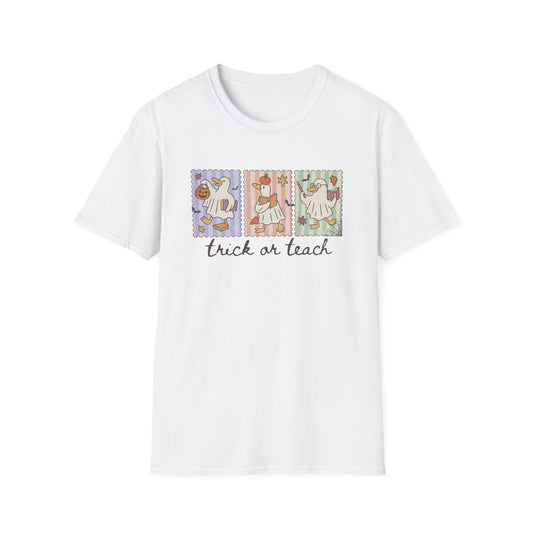 Halloween Goose Costume Teacher Tee