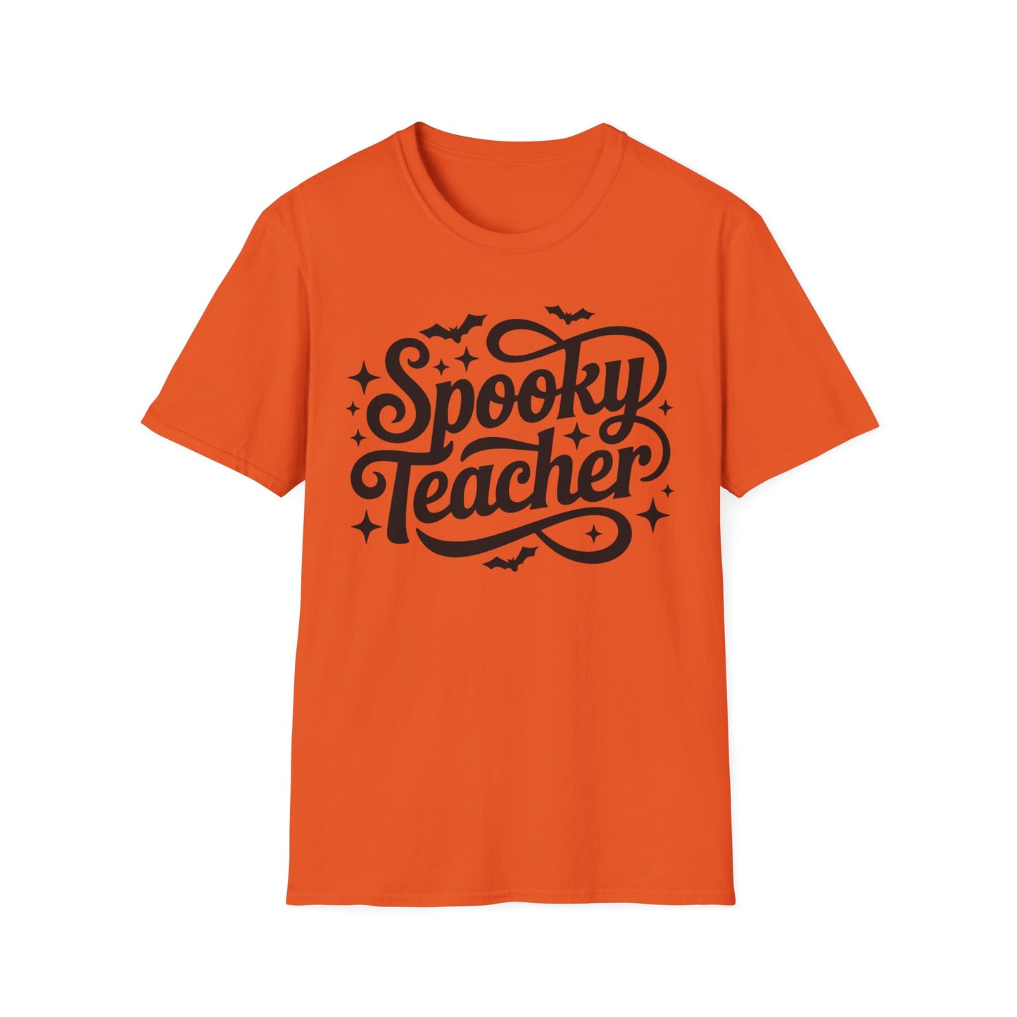 Halloween Spooky Teacher Cursive Graphic Tee