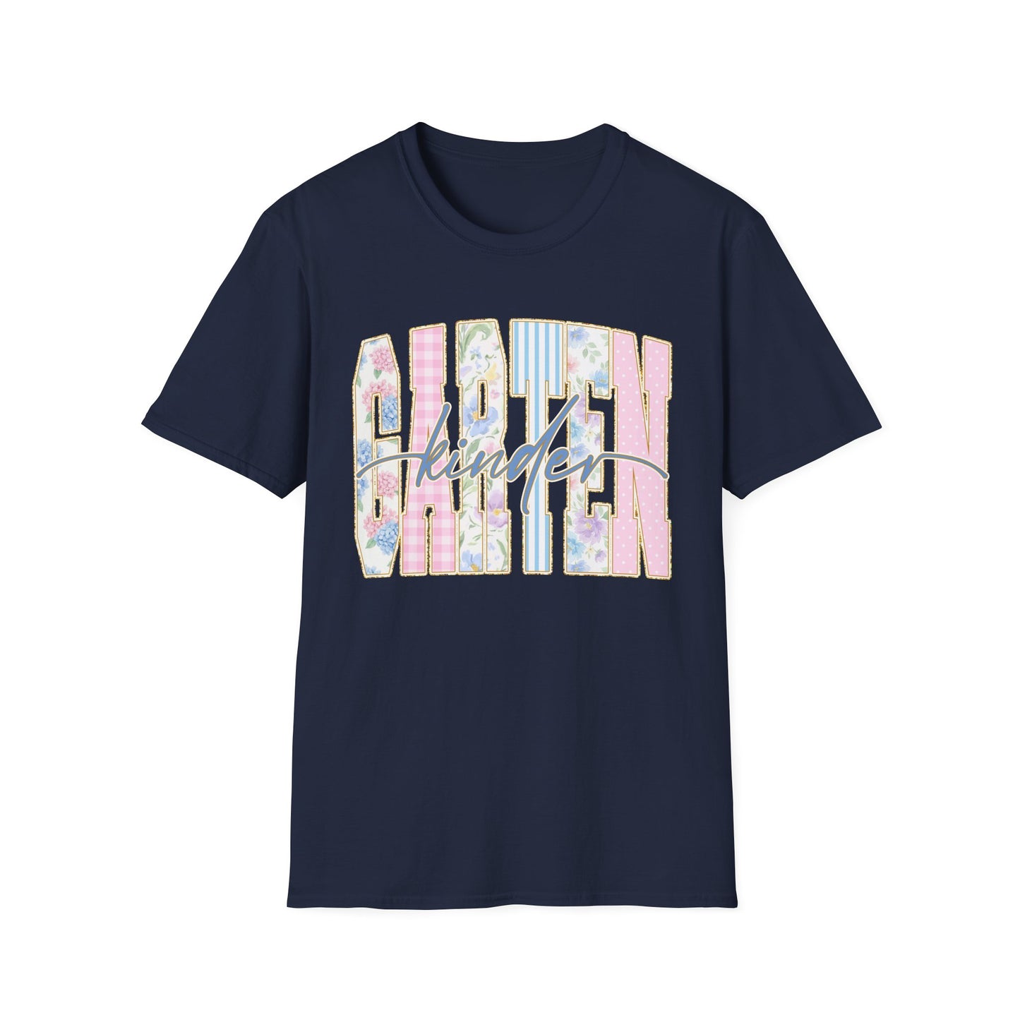 Kinder Teacher Shirt | Floral Coquette Back to School Tee