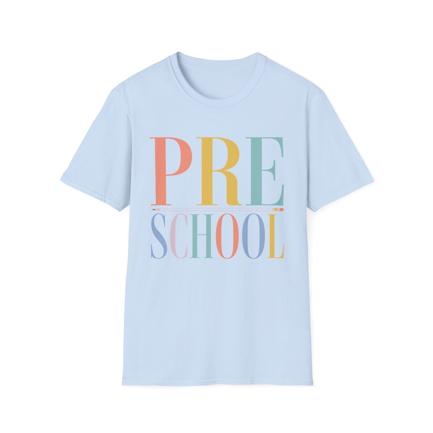 Preschool Colorblock Teacher Tee