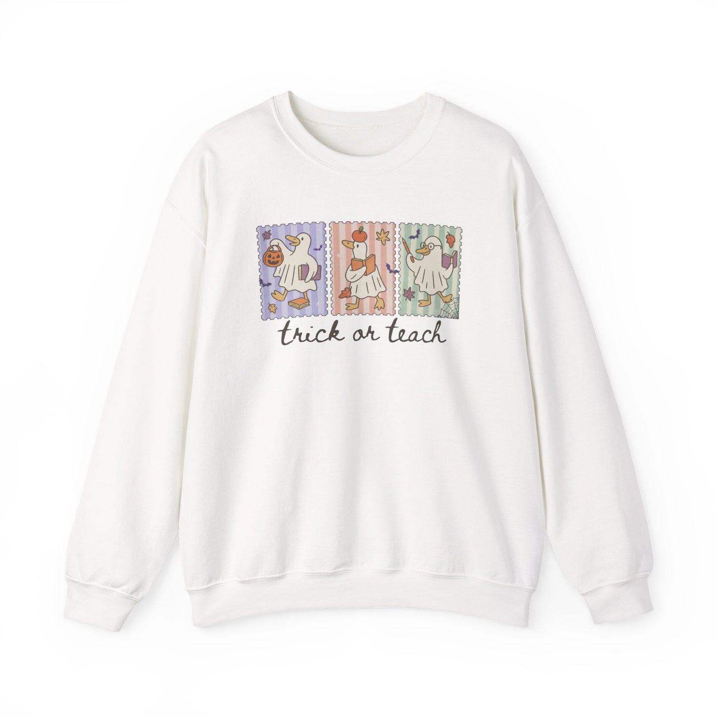 Halloween Goose Costume Teacher Sweatshirt