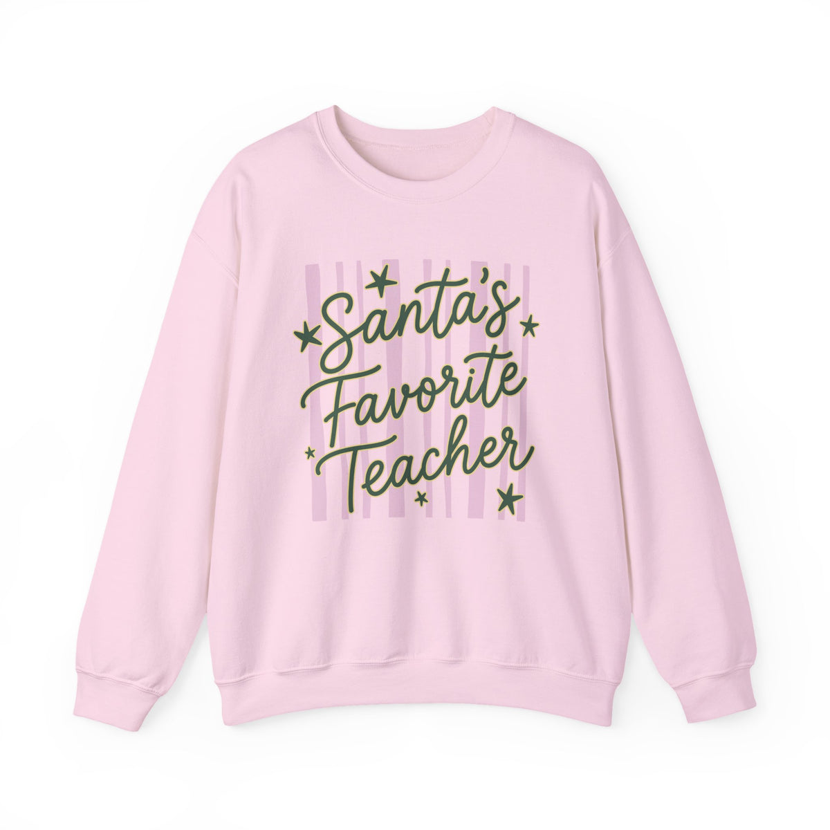Santa’s Favorite Teacher Crewneck Sweatshirt