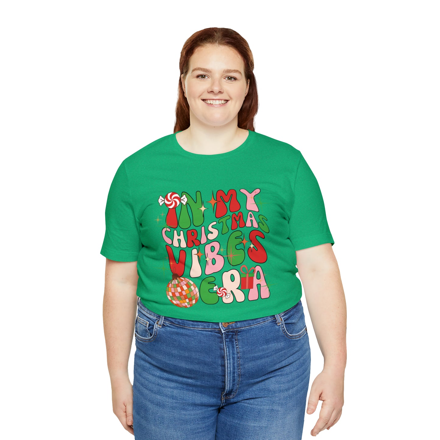 In My Christmas Vibes Era Unisex Jersey Short Sleeve Tee