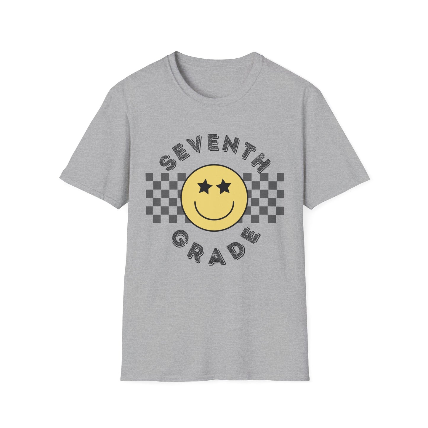Seventh Grade Star Eyed Smiley Tee