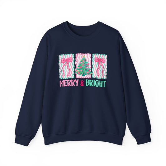 Merry & Bright Preppy Sweatshirt