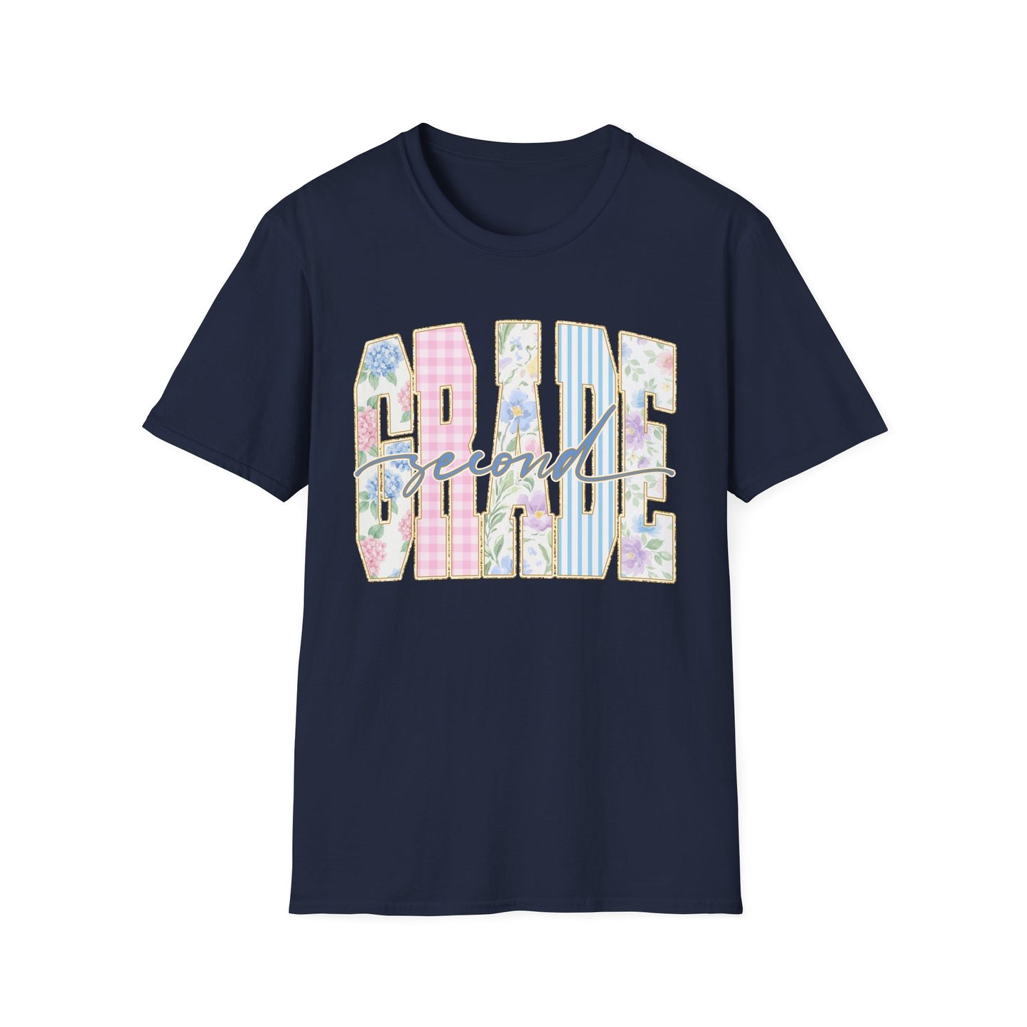 Second Teacher Shirt | Floral Coquette Back to School Tee