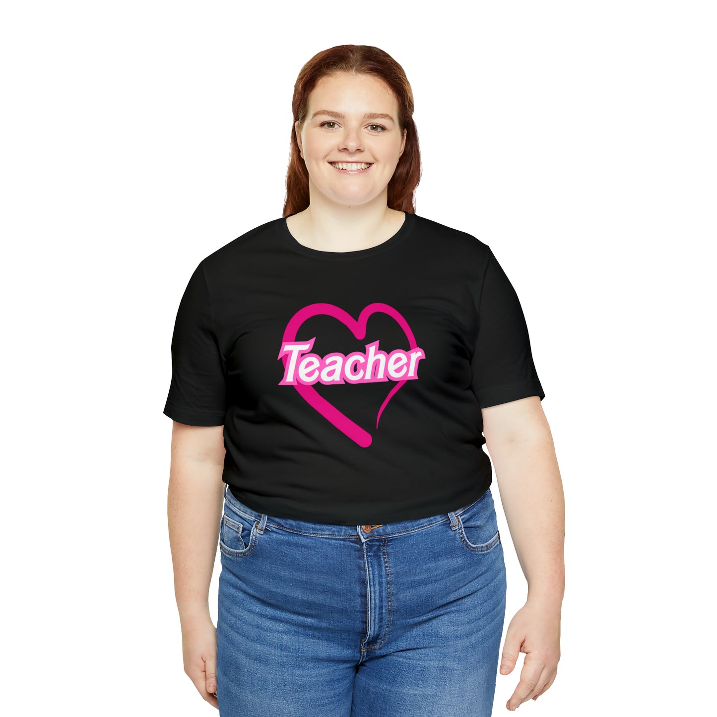 Teacher Doll Font Unisex Jersey Short Sleeve Tee
