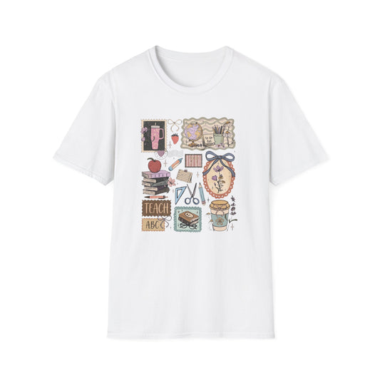 Teacher Essentials Shirt | Vintage Classroom Teacher Tee