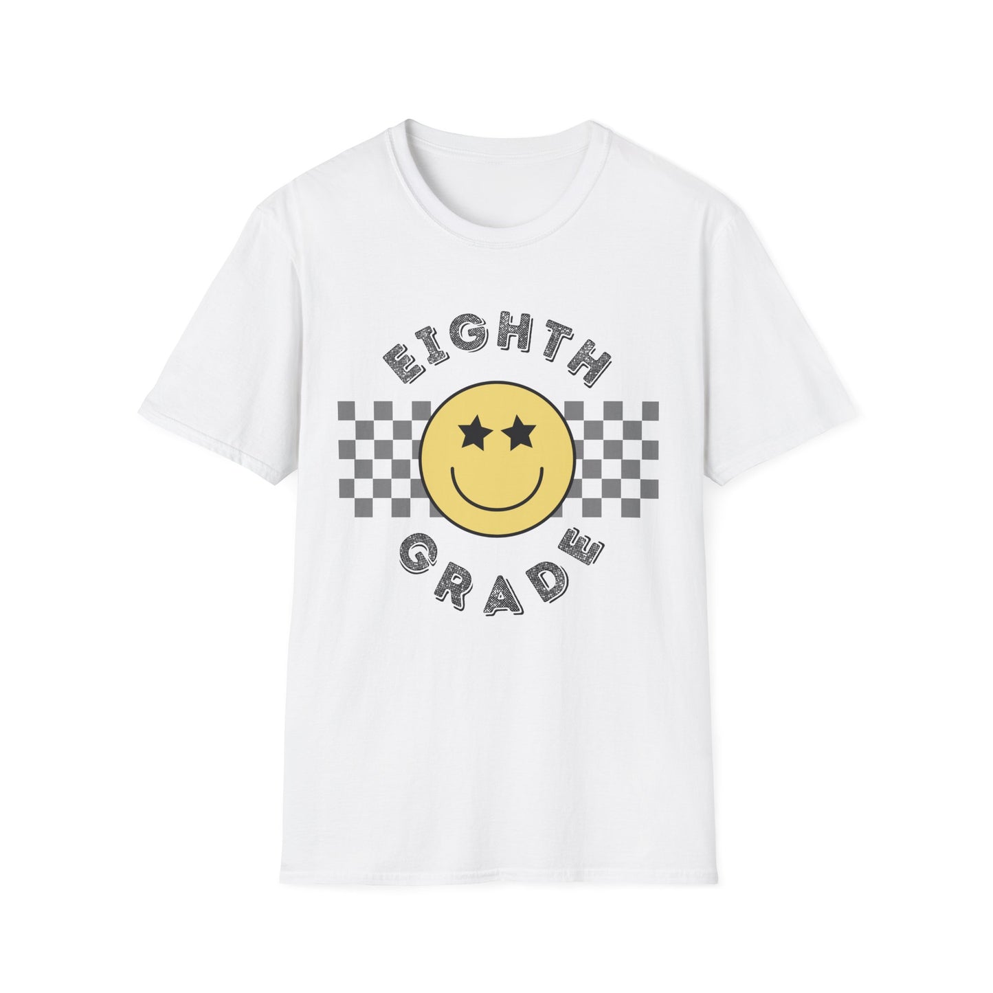 Eighth Grade Star Eyed Smiley Tee