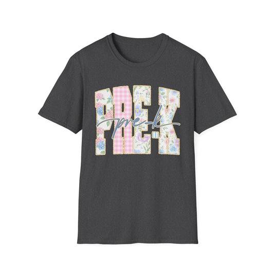 Pre-K Teacher Shirt | Floral Coquette Back to School Tee