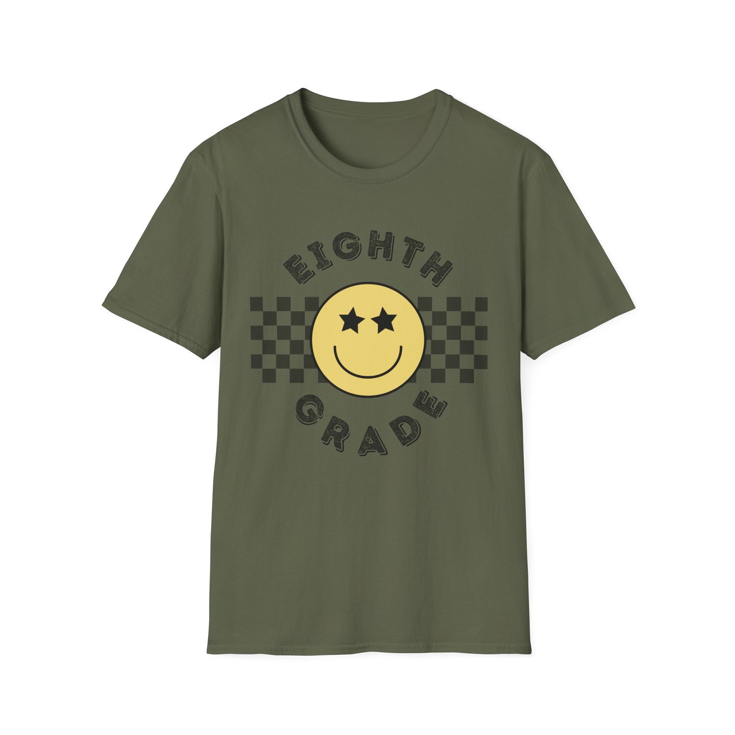 Eighth Grade Star Eyed Smiley Tee