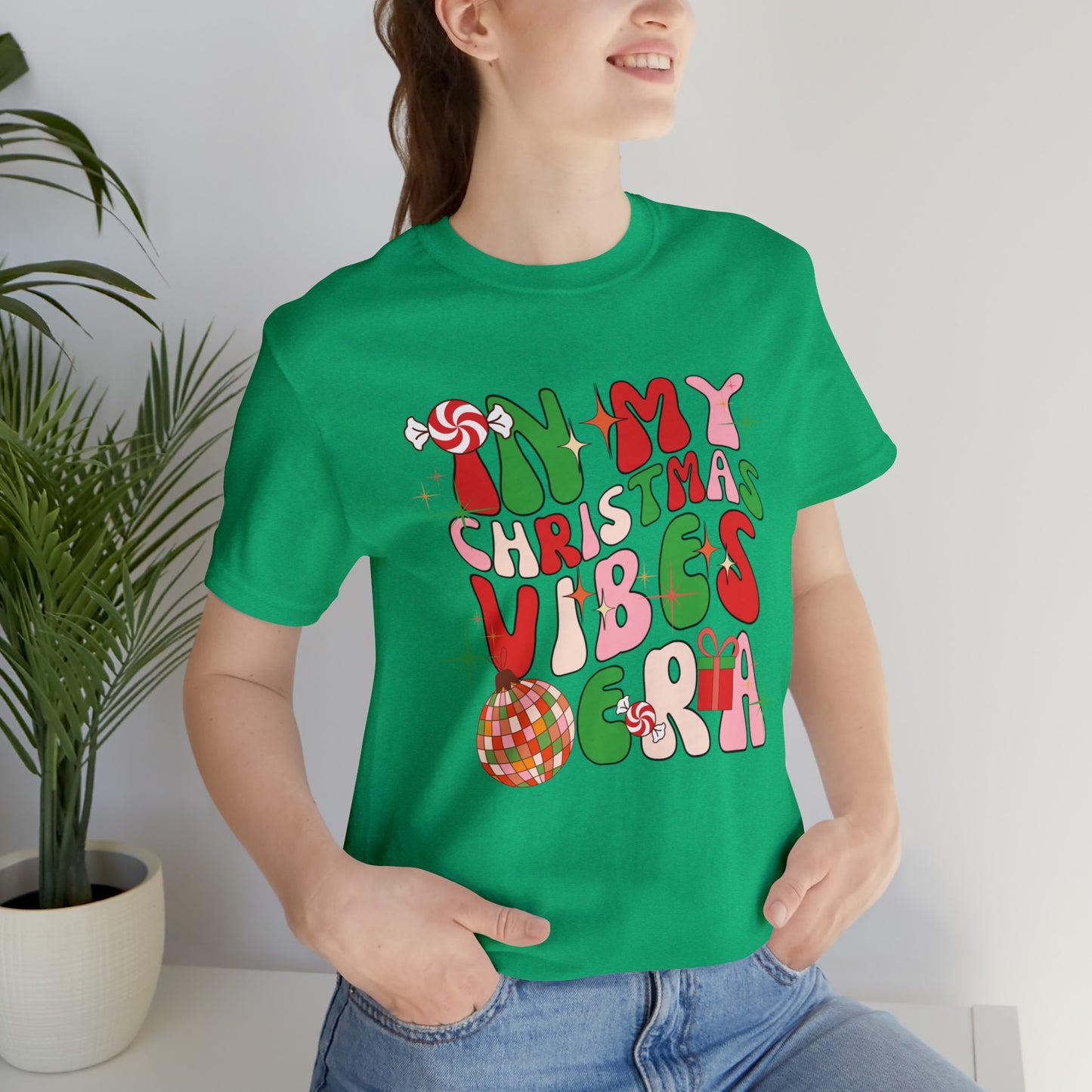 In My Christmas Vibes Era Unisex Jersey Short Sleeve Tee