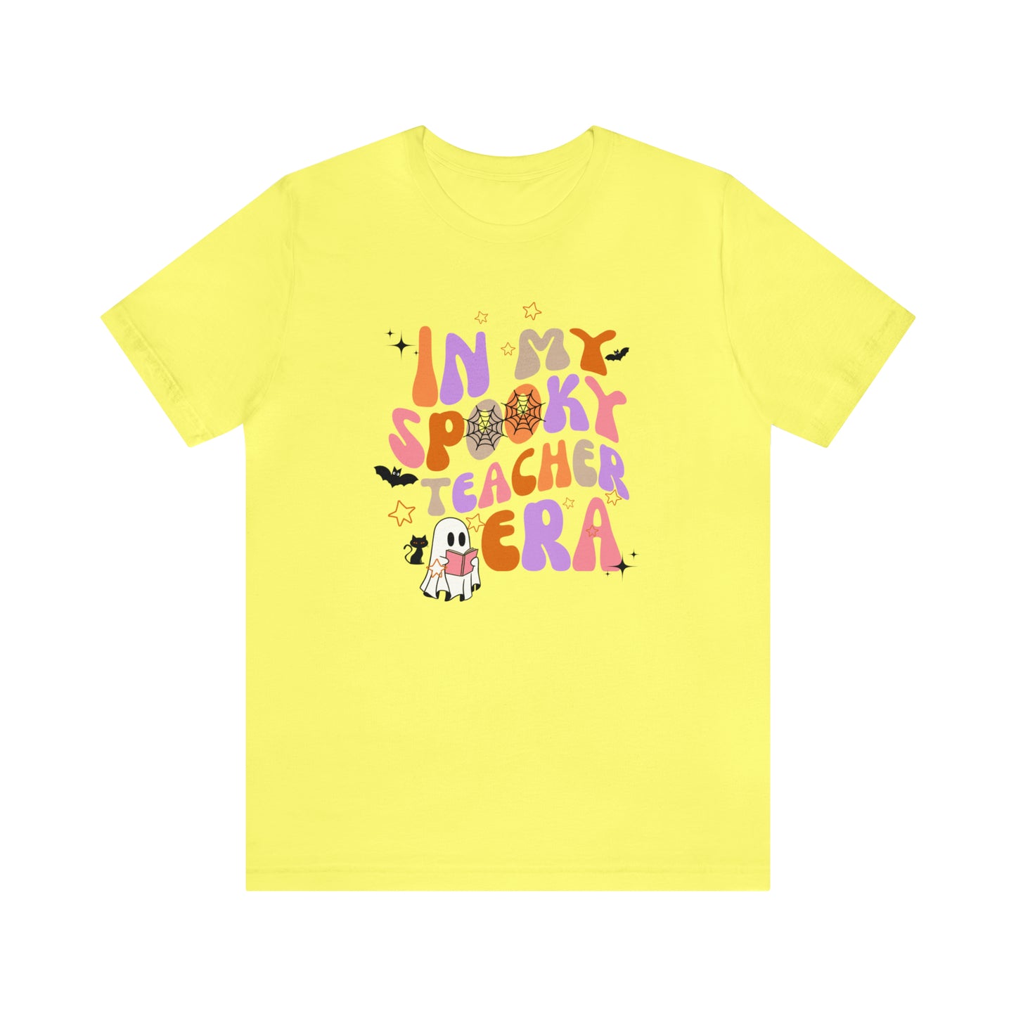 In My Spooky Teacher Era Unisex Jersey Short Sleeve Tee