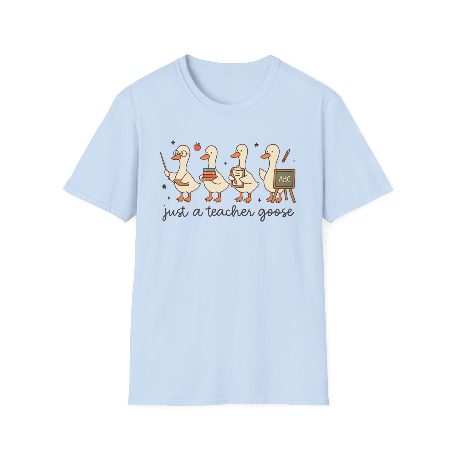 Just a Teacher Goose Shirt | Cute Goose Teacher Tee
