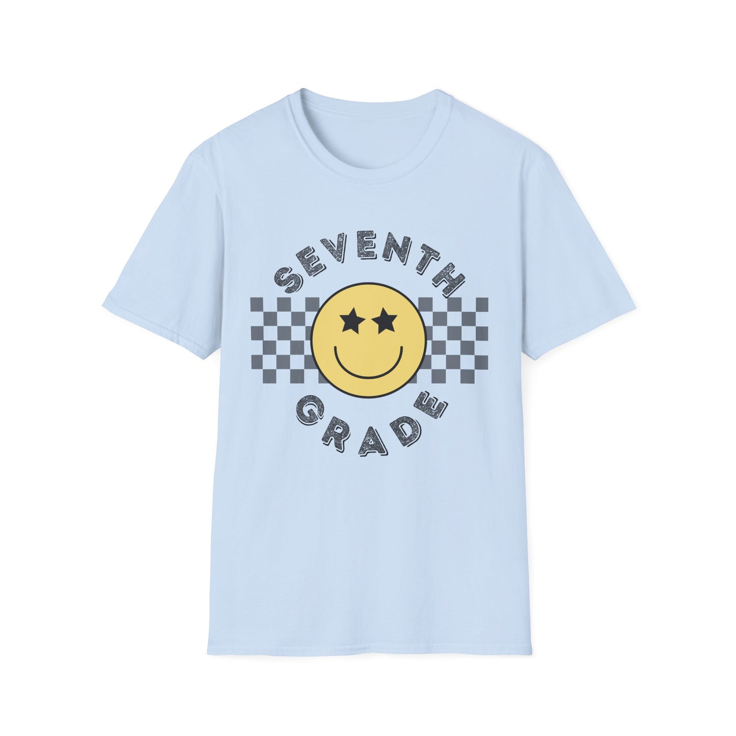 Seventh Grade Star Eyed Smiley Tee