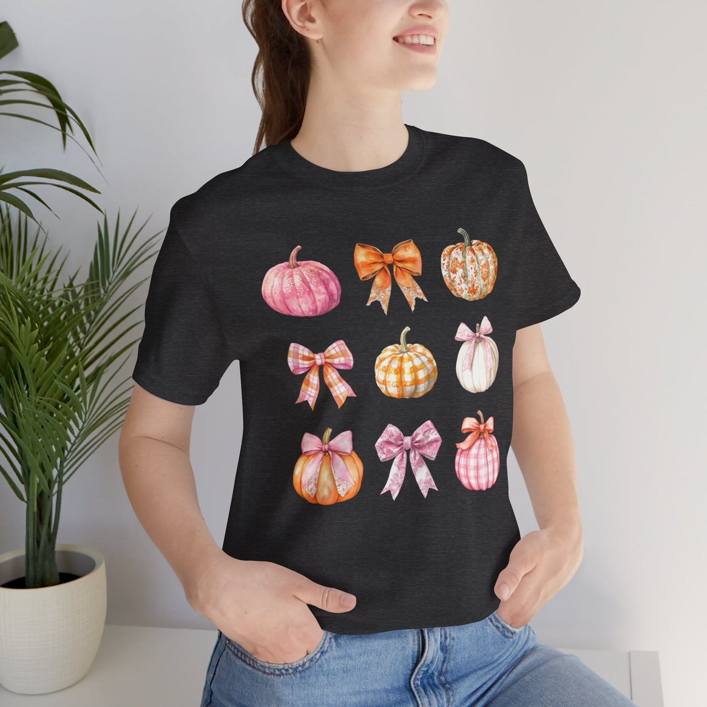 Coquette Gingham Pumpkins Tee