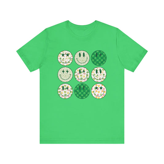 St Patrick's Smiley Faces Tee