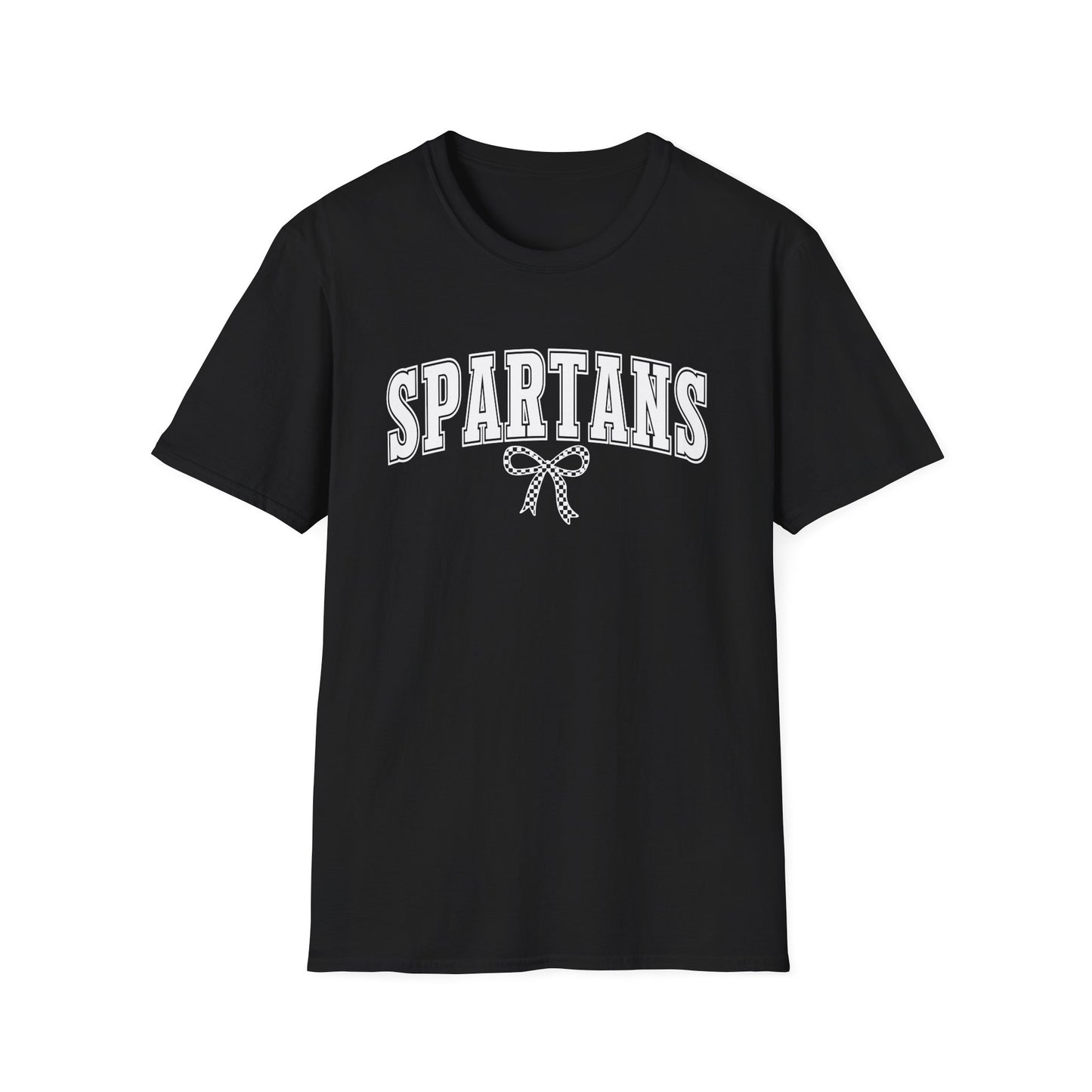 Spartans School Spirit Teacher Tee Retro Bow
