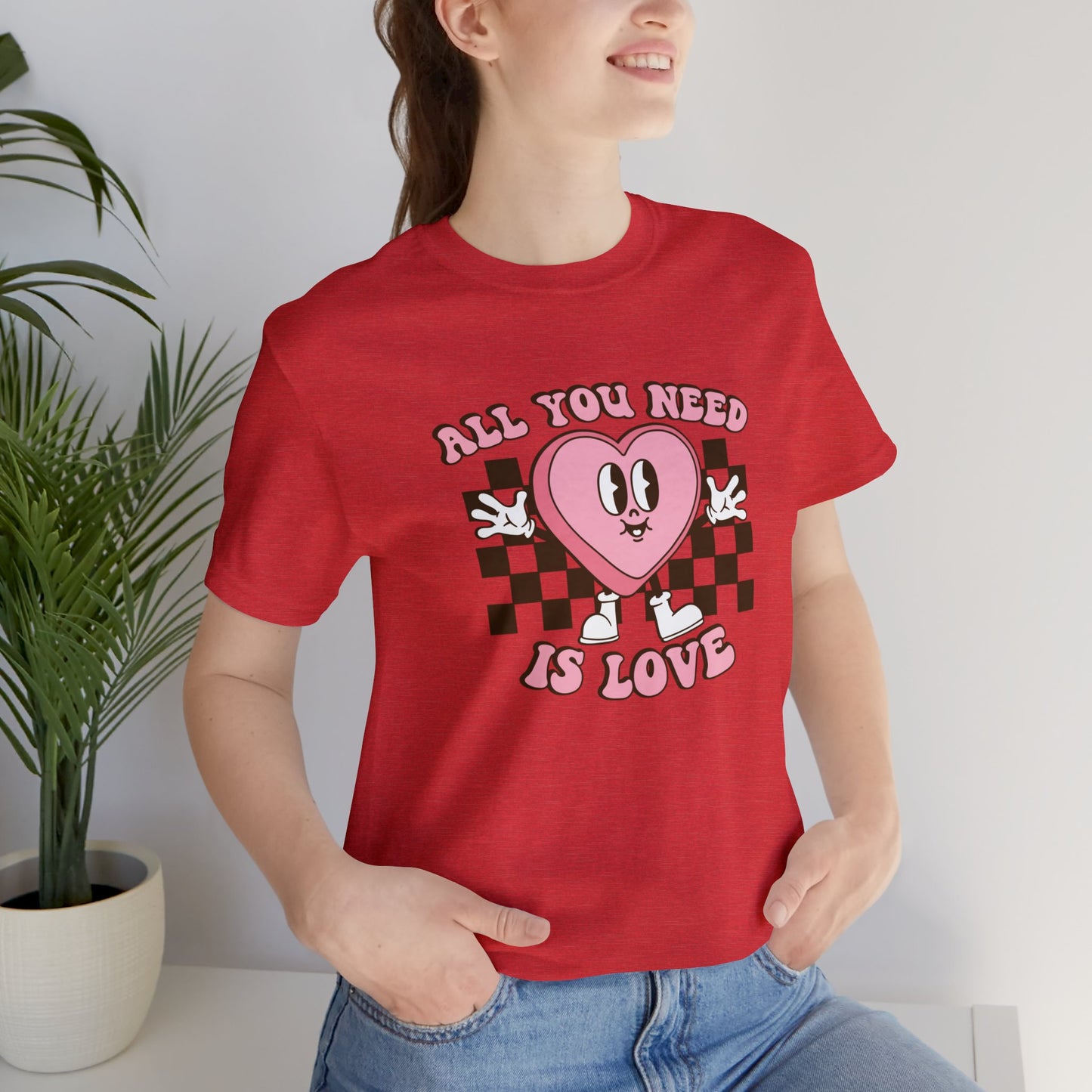 All You Need Is Love Unisex Jersey Short Sleeve Tee