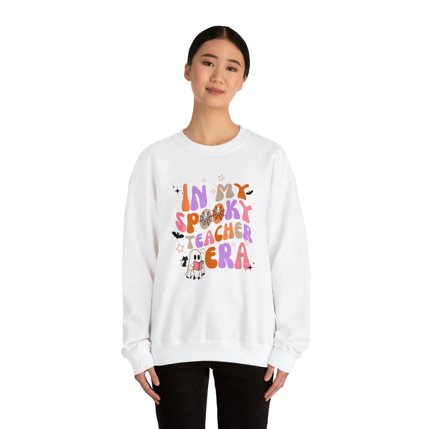 In My Spooky Teacher Era Unisex Heavy Blend™ Crewneck Sweatshirt