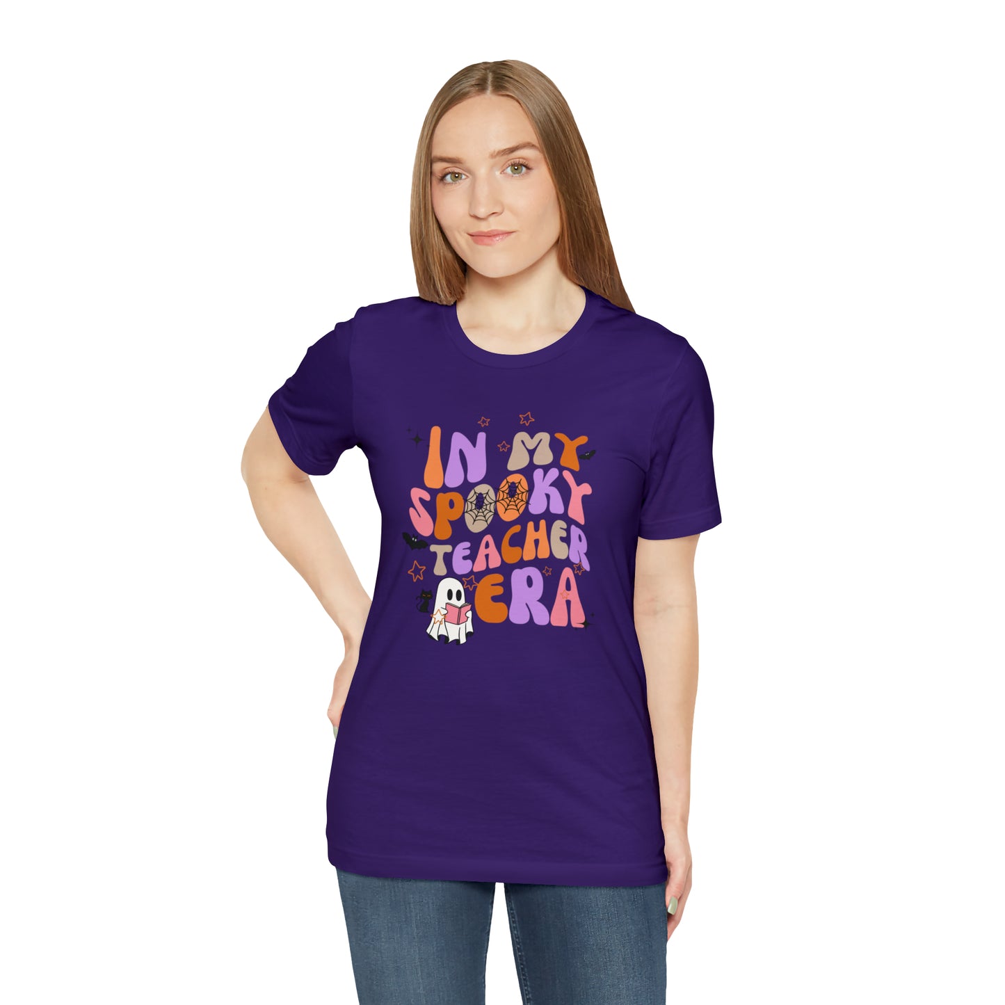 In My Spooky Teacher Era Unisex Jersey Short Sleeve Tee