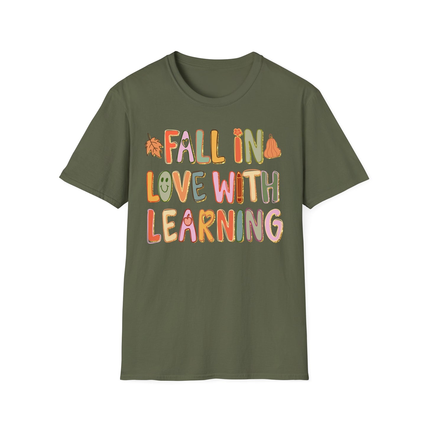 Fall in Love with Learning Teacher Tee
