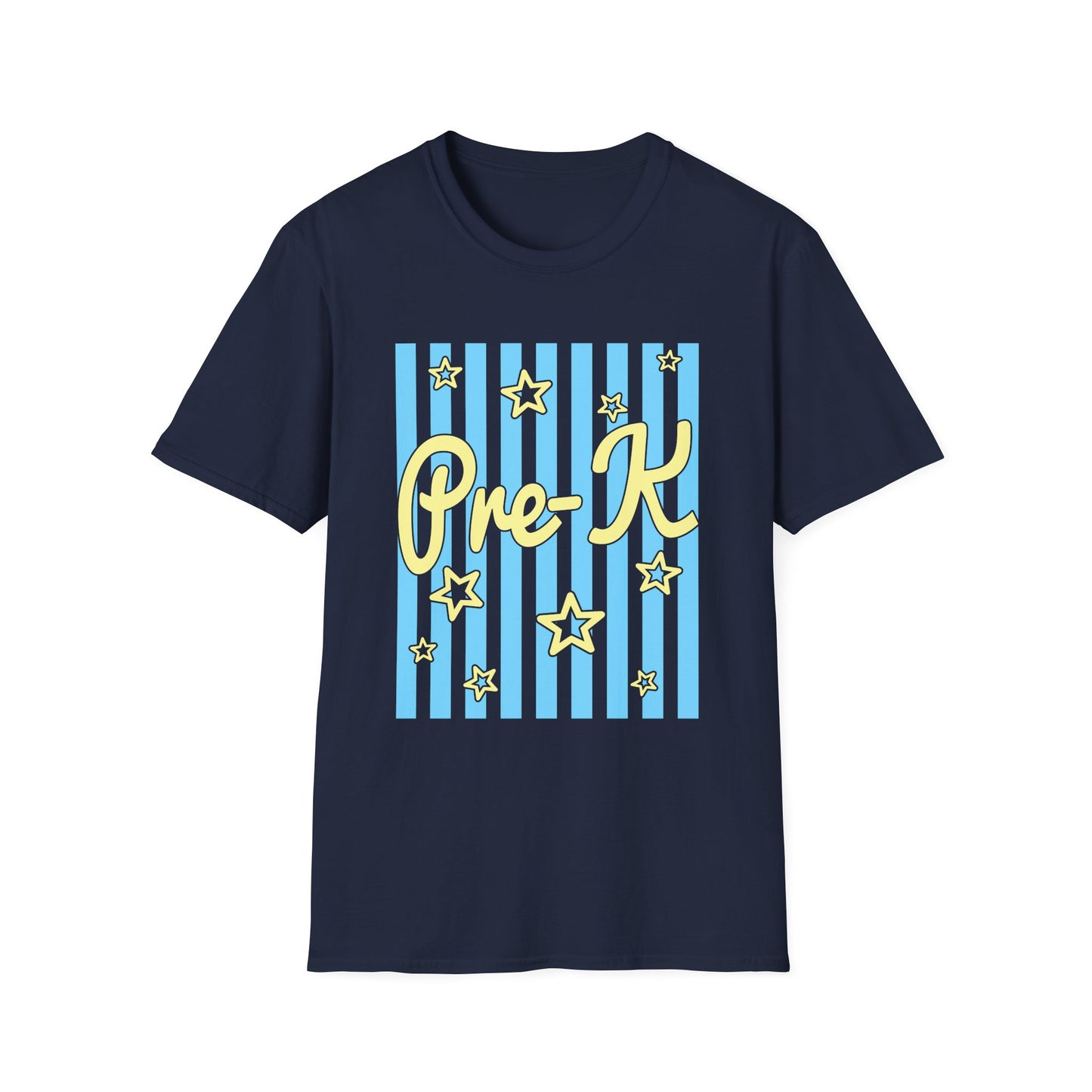 Pre-K Striped Stars Teacher Tee