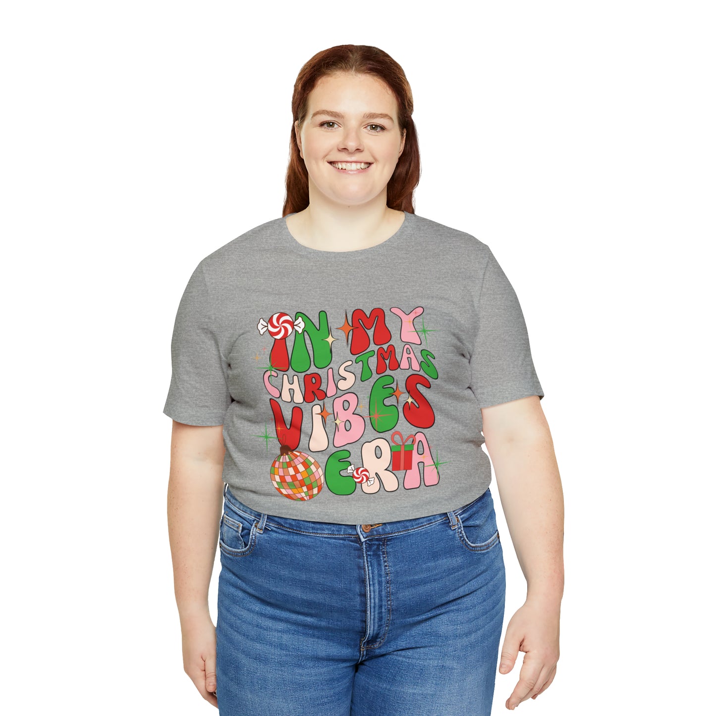 In My Christmas Vibes Era Unisex Jersey Short Sleeve Tee