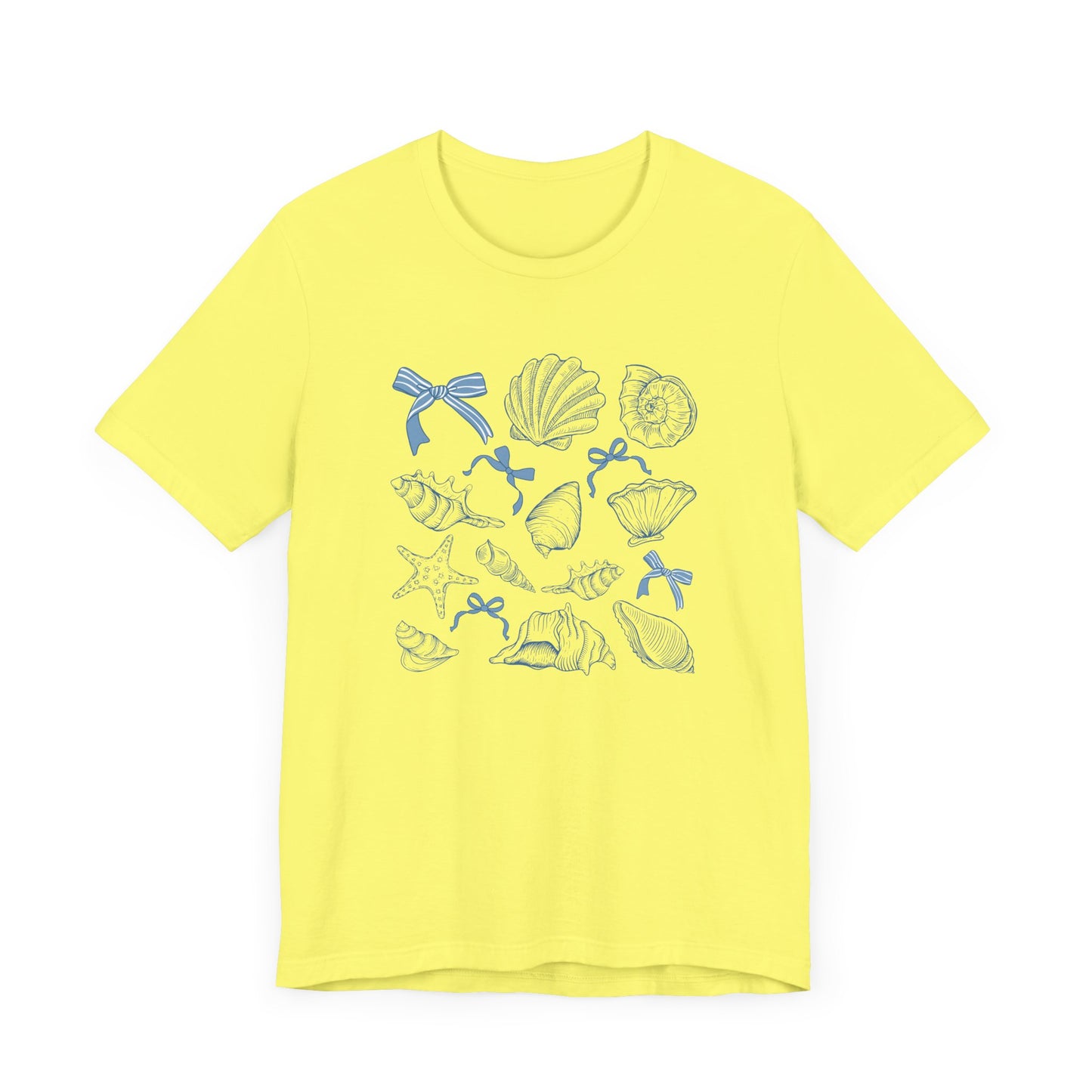 Coastal Beach Shells and Bows Tee