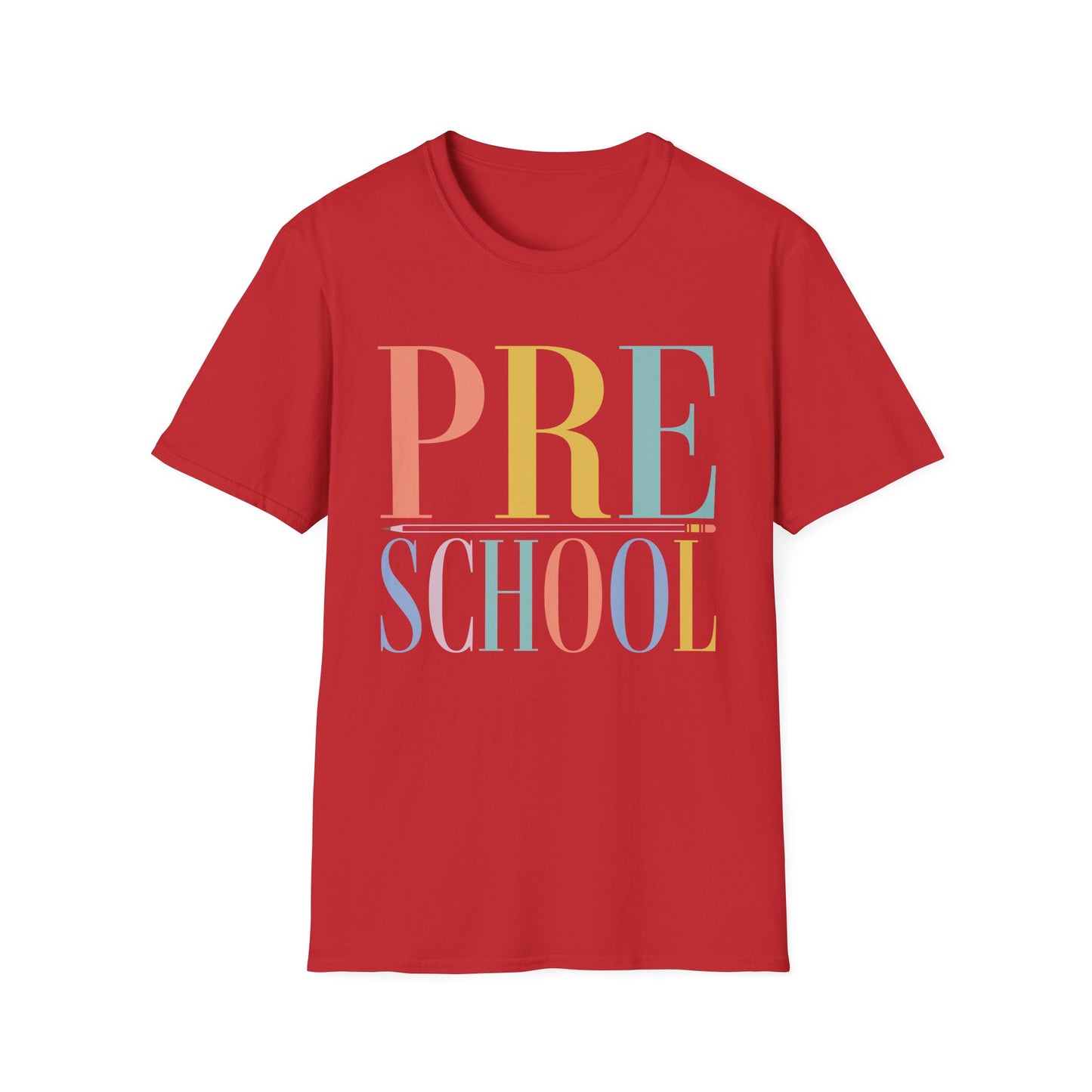 Preschool Colorblock Teacher Tee