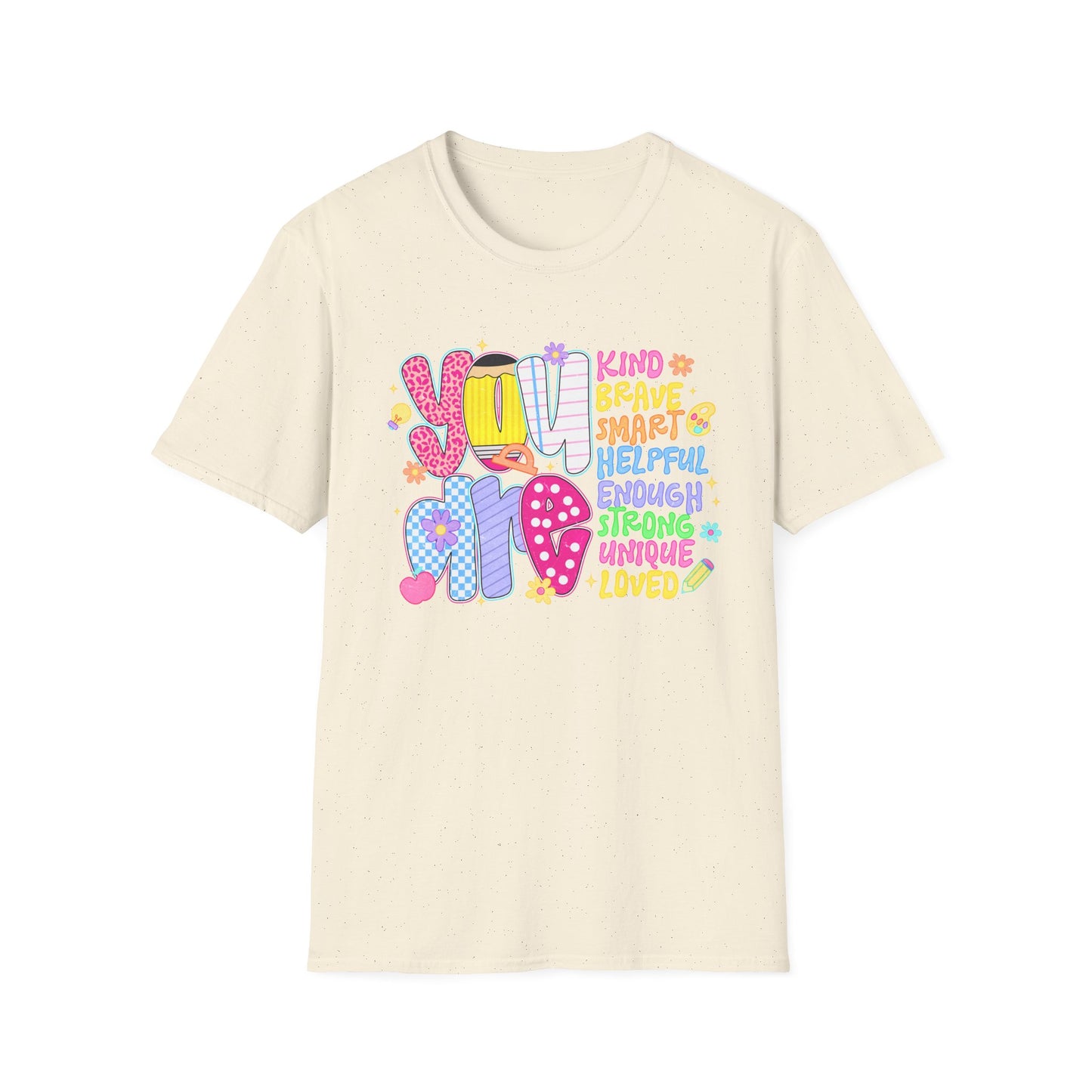 Kind Brave Smart Strong Loved Teacher Shirt | Positive Affirmation Tee
