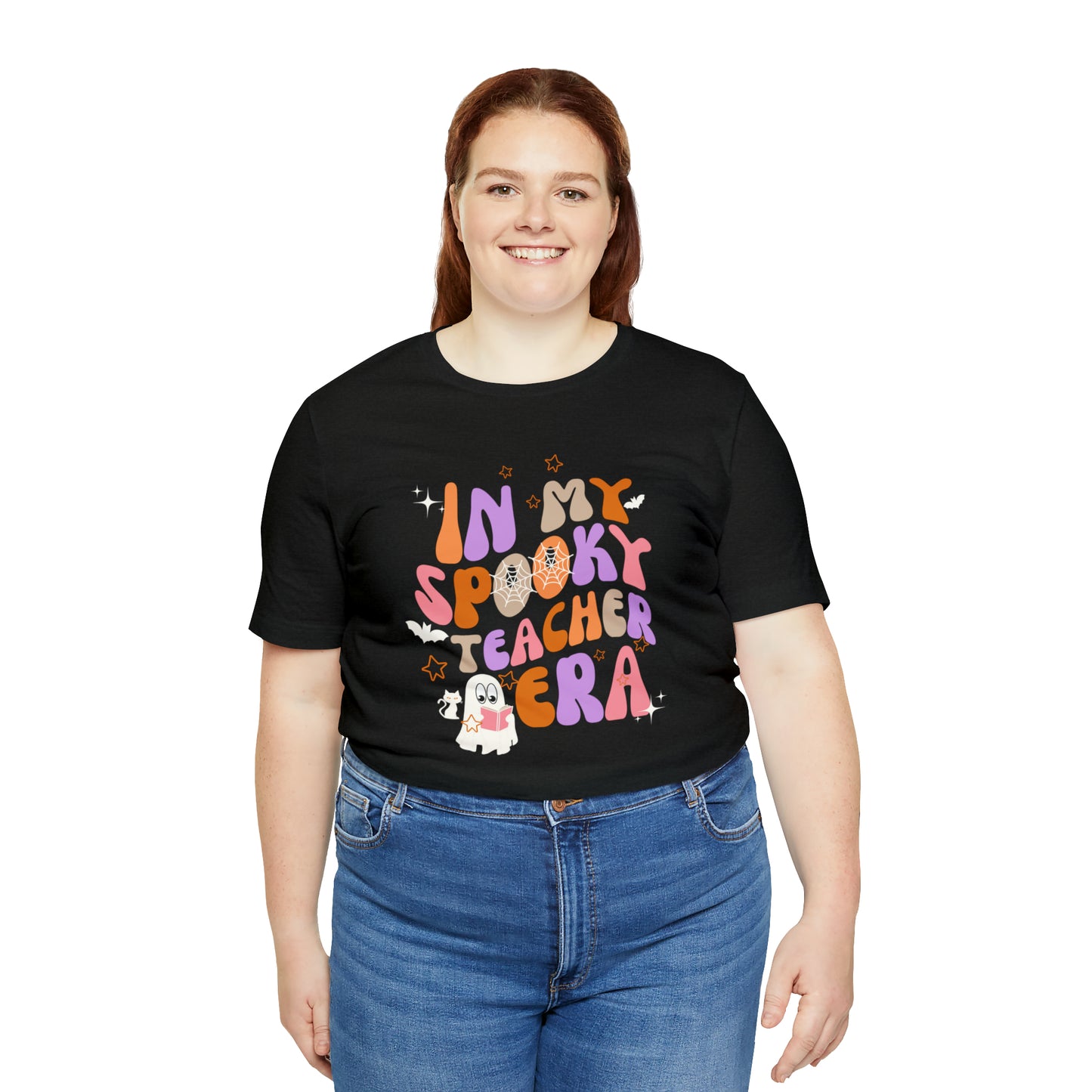 In My Spooky Teacher Era Unisex Jersey Short Sleeve Tee
