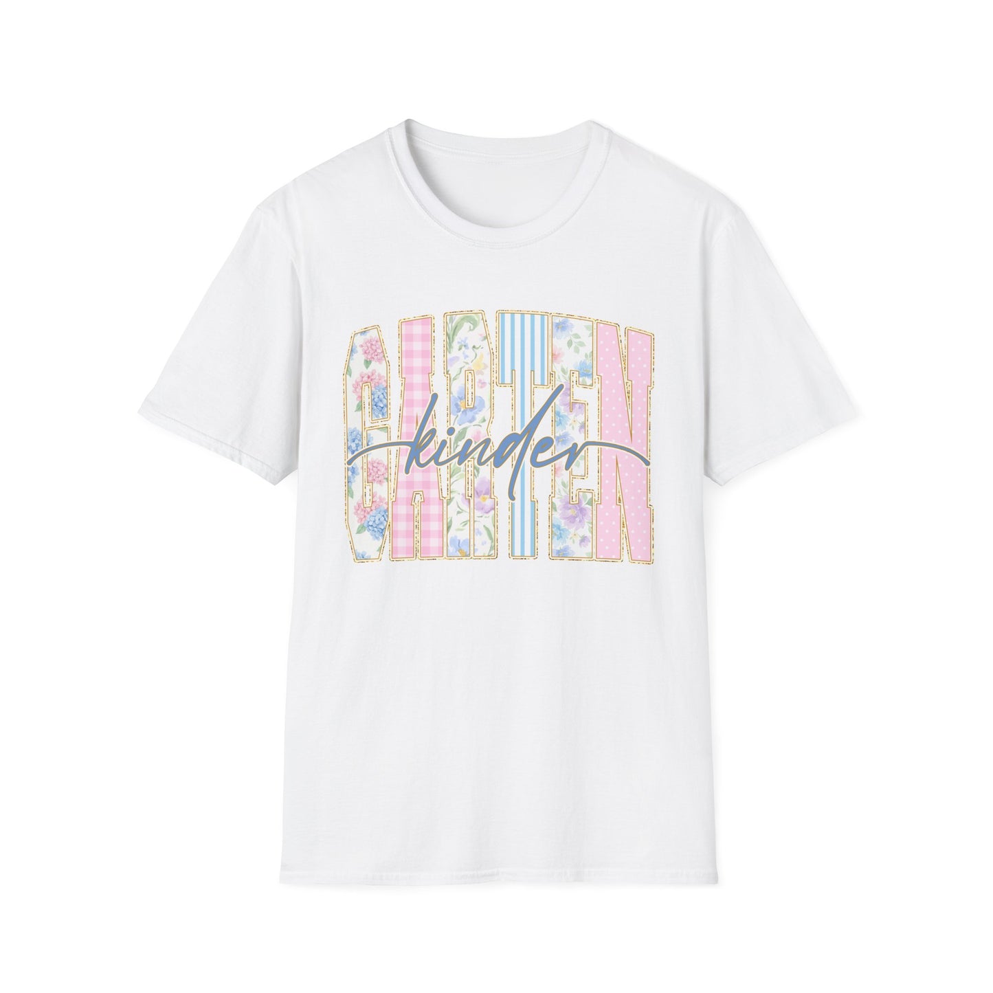 Kinder Teacher Shirt | Floral Coquette Back to School Tee
