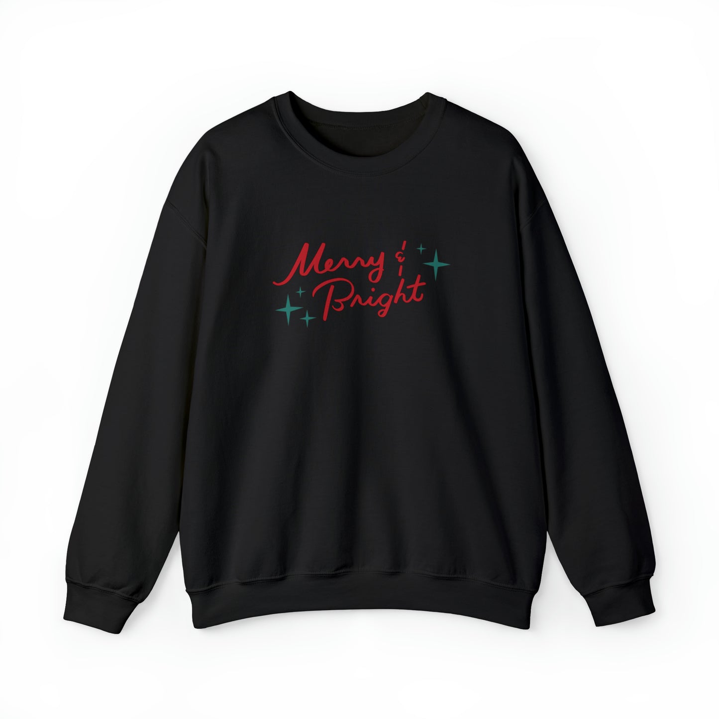 Merry & Bright Red Unisex Heavy Blend™ Crewneck Sweatshirt