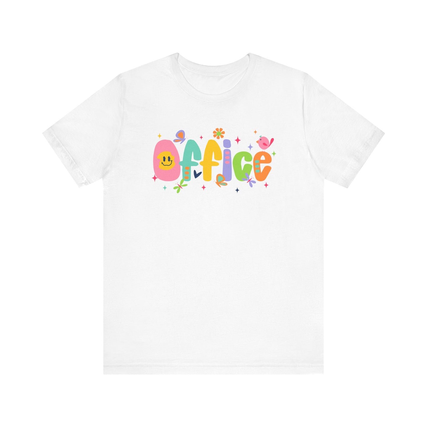 Colorful Playful Office Tee