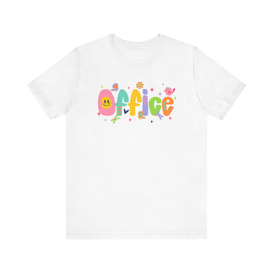 Colorful Playful Office Tee