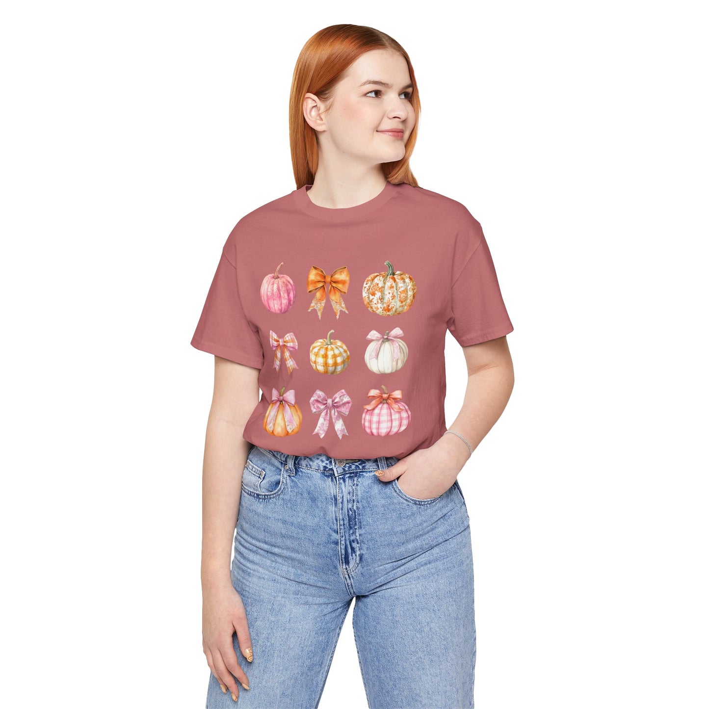 Coquette Gingham Pumpkins Tee