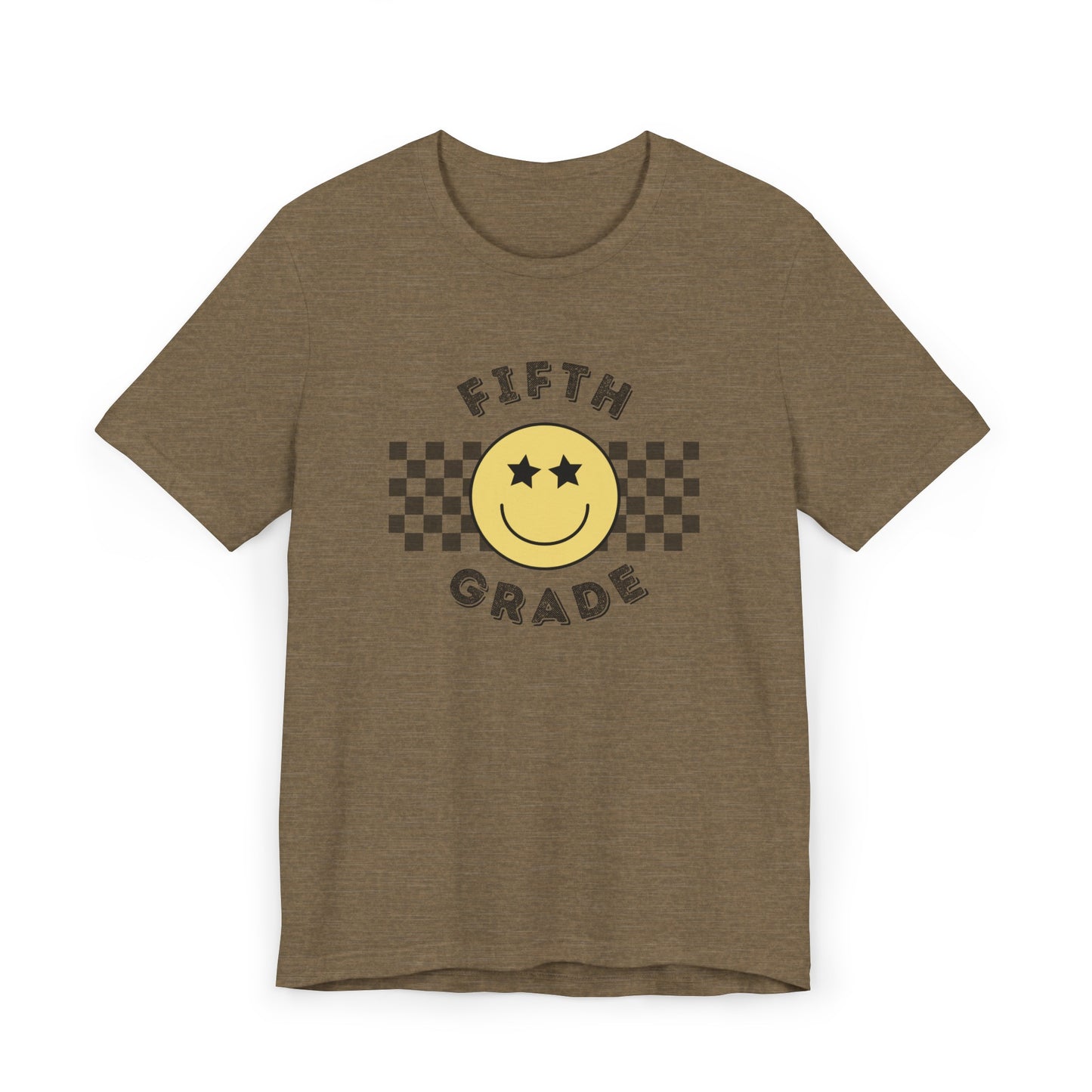 Fifth Grade Star Eyed Smiley Tee