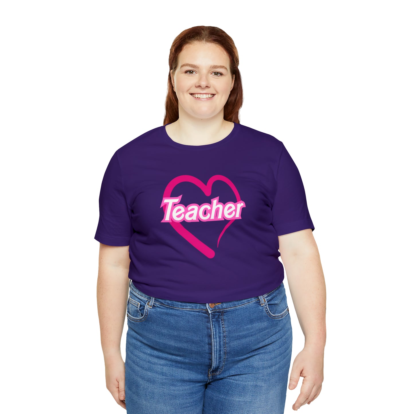 Teacher Doll Font Unisex Jersey Short Sleeve Tee