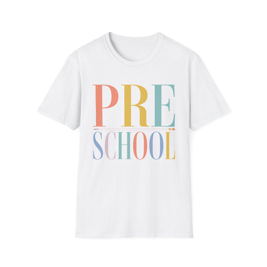 Preschool Colorblock Teacher Tee