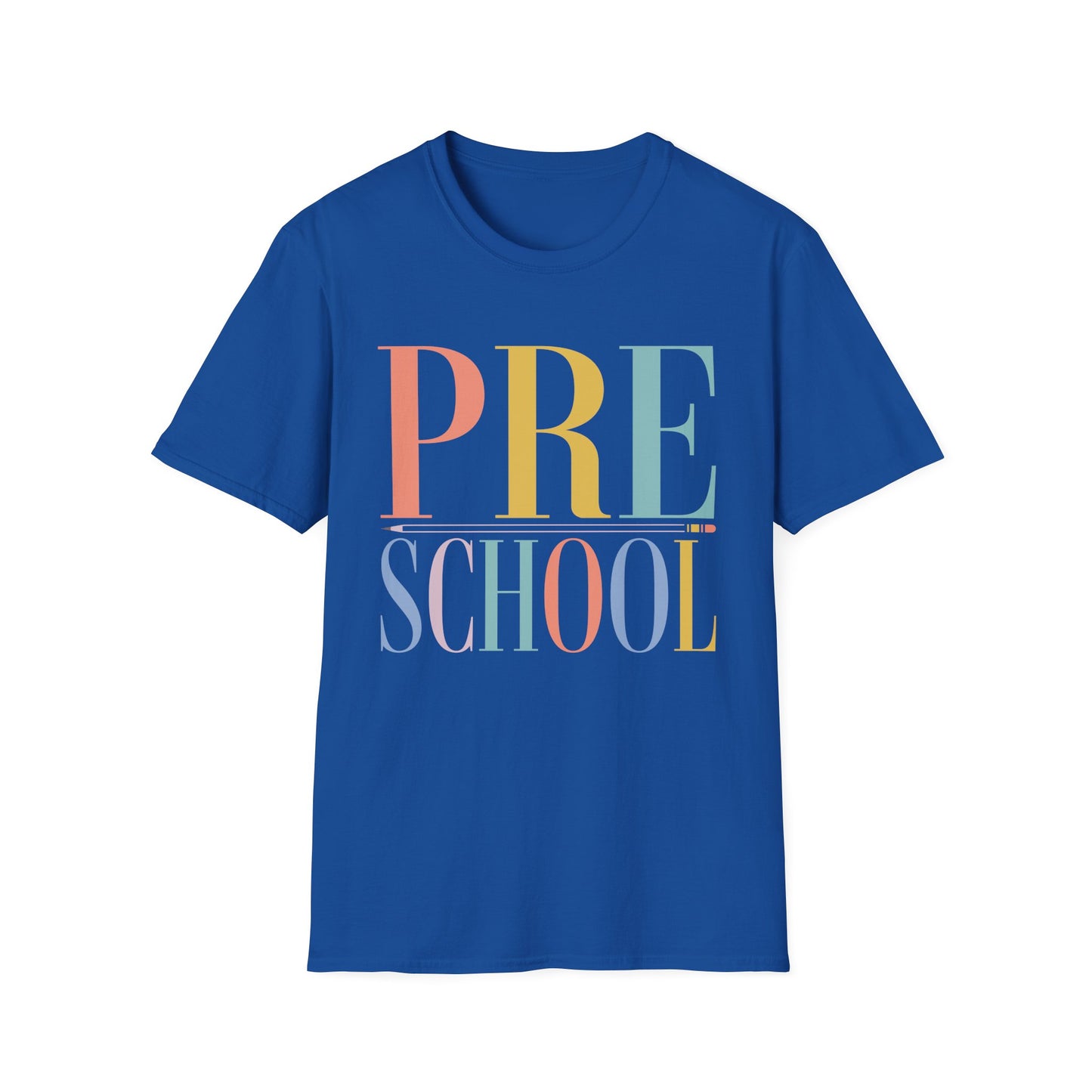 Preschool Colorblock Teacher Tee