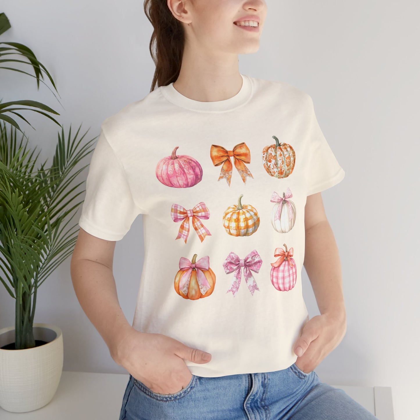 Coquette Gingham Pumpkins Tee