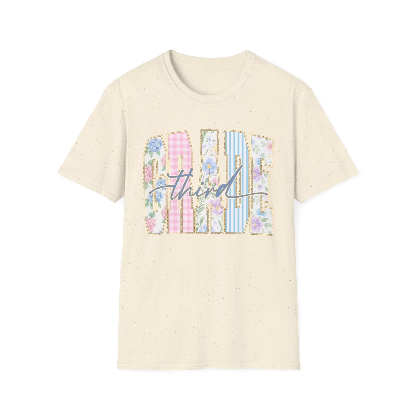 Third Grade Teacher Shirt | Floral Coquette Back to School Tee