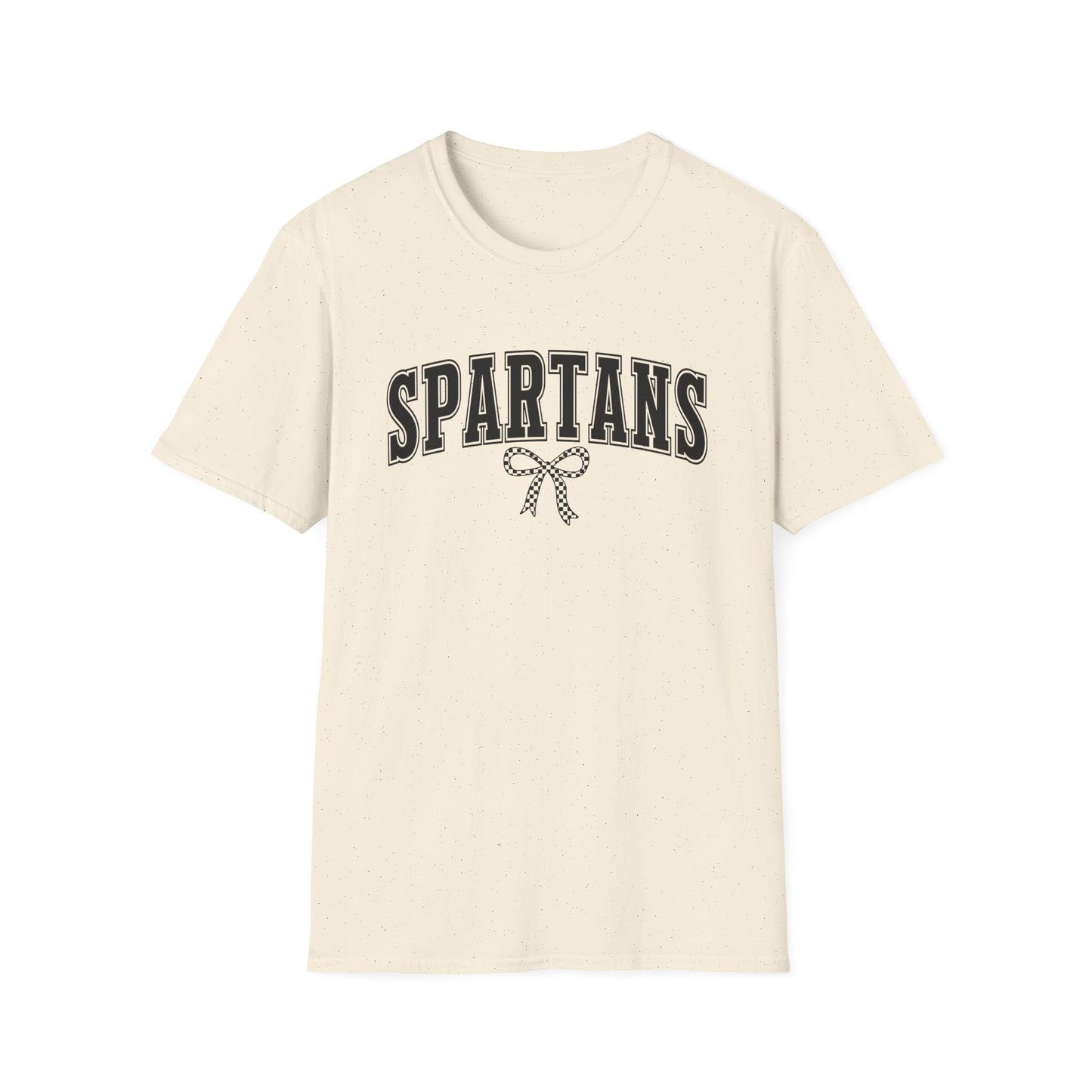 Spartans School Spirit Teacher Tee Retro Bow