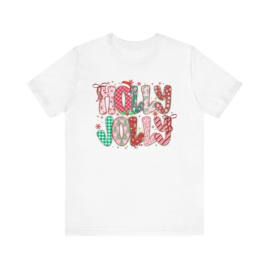 Holly Jolly Patchwork Tee