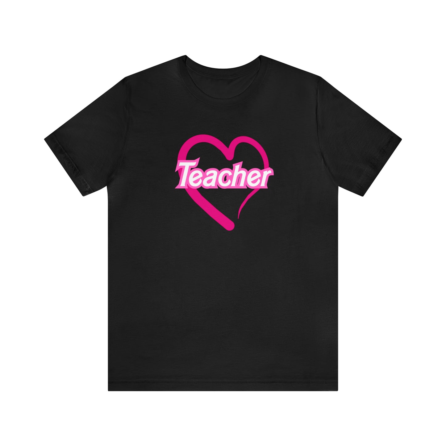 Teacher Doll Font Unisex Jersey Short Sleeve Tee