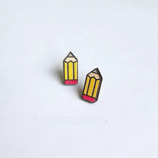 Pencil Stud Earrings