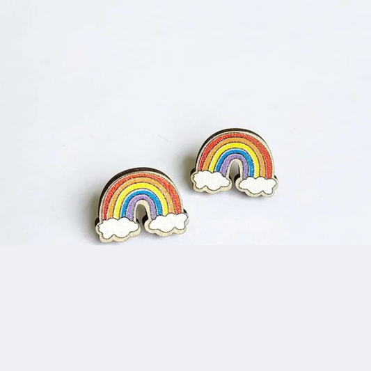 Little Rainbow Stud Earrings