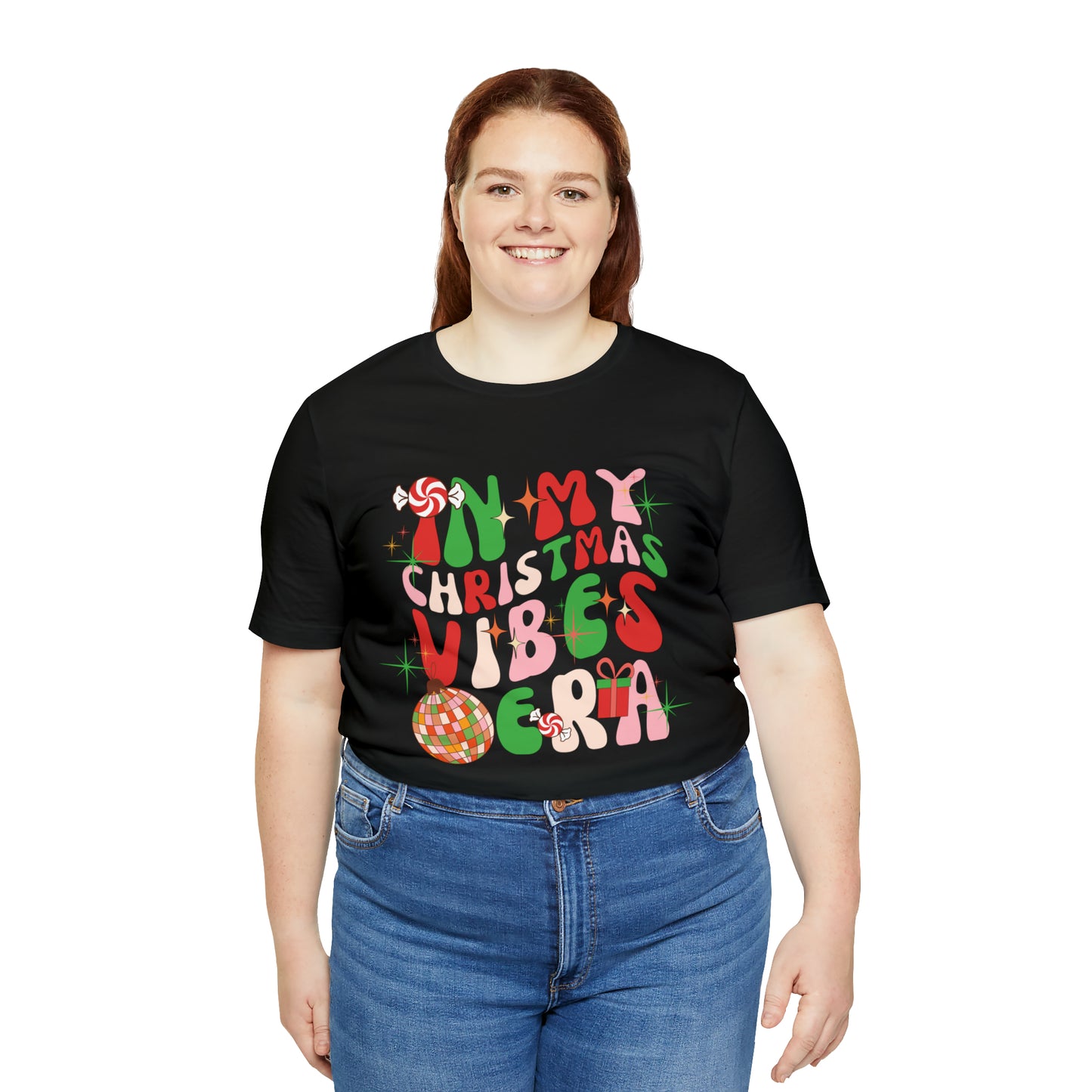 In My Christmas Vibes Era Unisex Jersey Short Sleeve Tee